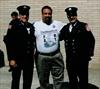  Chuck's brother Mike with Firefighters from South Oldbridge.  FF Mike Kaplan is on right.