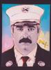  Portrait of Chuck highlighted and enhanced by 60's pop artist Peter Max.  A banner like this was done for each of the fallen firefighters by Peter Max.  They were all hanging from the rafters of Madison Square Garden.  It was very moving.