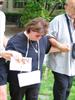  Chuck's mom after placing rose at base of Delt Tree 2007.