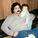 With nephew Michael (1985)