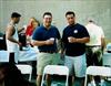  Chuck's nephew Michael (on right), with family friend Sgt. Tom Mauro NYPD, at the garden dedication.  Tom worked exhausting hours both on and off duty for our family during the toughest of times.  We will be forever grateful.