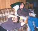  We slept like bears after a heavy Thanksgiving meal at mom's.