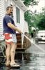  Not too happy about having to hose driveway after big barbeque