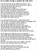  In the early 70's, long before ANYONE even knew who Bruce Springsteen was, Chuck fell in love with one of Bruce's songs.  Looking back on the lyrics, if you really knew Chuck, it's easy to see why.  This song will forever be the song I most closely assoc