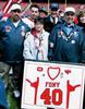  Margiotta family with Fire Commissioner and presentation of Chuck's Football Jersey.