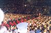  Breathtaking view of audience for Madison Square Garden Medal Ceremony.