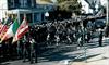  Bagpipes & Procession outside St. Rita's Church for Chuck's Memorial service.  November 2001