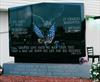  Monument erected to honor Chuck and 3 other former players of the Staten Island Boys Football League.  This picture does not do justice to how huge and gorgeous this monument really is.  It sits atop a white brick wall in the corner of the endzone.  