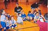  Youngsters enjoy medal ceremonies at Chuck's Memorial Tournament.  2004