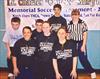  Charlie Margiotta (back center) and Norma Jean Margiotta (bottom left), take pic with friends and former players of Chuck's.