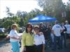  Chuck's daughter (yellow), & wife Norma (white) at Sports Alliance statue ceremonies 9-10-05