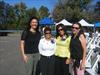  Chuck's wife Norma (white) & daughter Norma Jean (yellow) with close friends Maria and Dottie whose love and support cannot be put in words. 