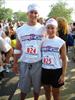  Chuck's niece Sarah and boyfriend Dennis prior to run in Chuck's honor.