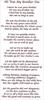  This beautiful poem was written by FF Jack Thomson.  Jack was a great friend to Chuck and has become a great friend of ours