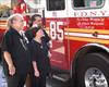  Chuck's father, mother, brother & sister-in-law admire the new truck dedicated in Chuck's name on 9-11-03.