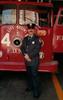  Chuck in his dress blues the first day on the job in 40 truck. 1980.  He worked in 40 Truck for 14 years.