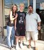  John Curley is the first recipient of the Chuck Margiotta Scholarship, pictured with his proud mom, Melissa and Mike Margiotta.