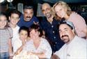 Back row - left to right:  Niece Sarah, nephew Michael, Chuck, father Charlie, sister-in-law Patti, Front row - left to right:  Son Charlie, daughter Norma Jean, brother Mike (1995)