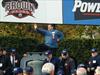  Chuck's best friend Bruce Alterman striking a Heisman pose above other members of the 1976 team.  As you can see, they are wearing FDNY hats to honor Chuck.  Novenber 2001